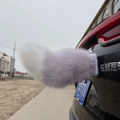 Tail Rush – Electric Wagging Fur Tail for Car & Bike | Voice & Remote Control