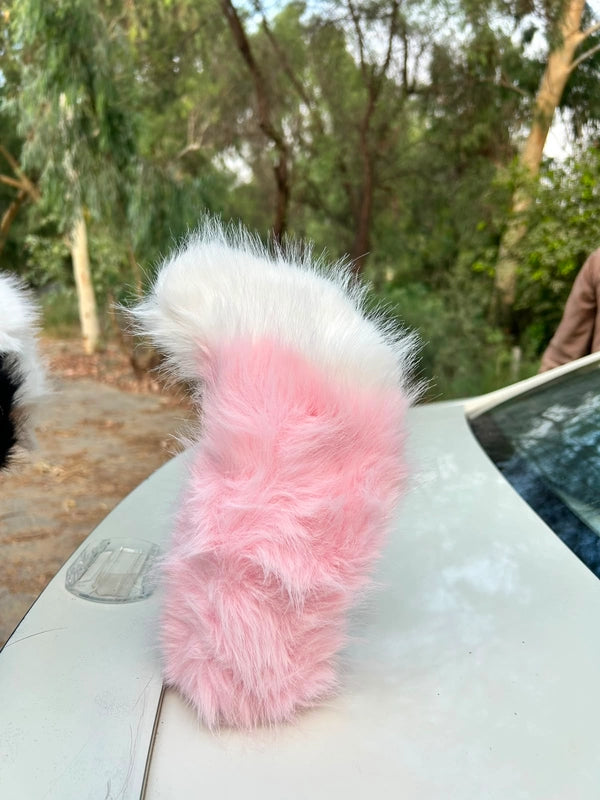 Tail Rush – Electric Wagging Fur Tail for Car & Bike | Voice & Remote Control