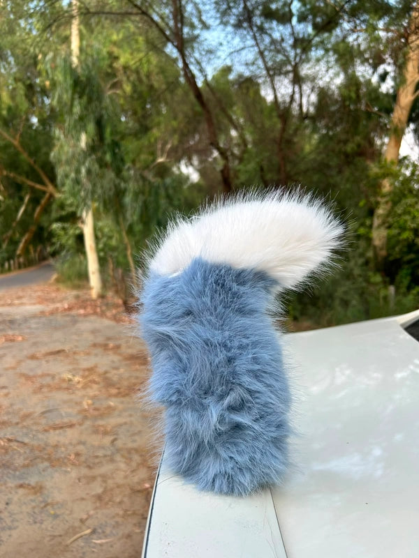 Tail Rush – Electric Wagging Fur Tail for Car & Bike | Voice & Remote Control