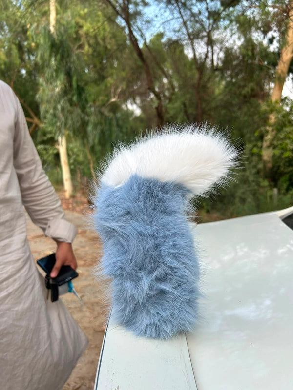 Tail Rush – Electric Wagging Fur Tail for Car & Bike | Voice & Remote Control